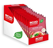 Каша овсяная Ясно солнышко с клубникой и молоком, 45г x 15 шт