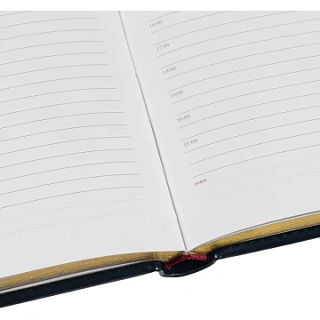 Ежедневник недатированный А5+, 145х205,Sidney Nebraska,син,з.уг 3-128/14