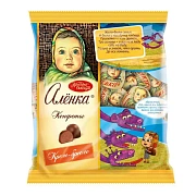 Конфеты шоколадные КРАСНЫЙ ОКТЯБРЬ 'Аленка', крем-брюле, купол, 250 г, пакет, КО08238