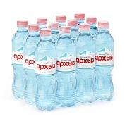 Вода Легенда гор Архыз питьевая газированная, 500мл x 12 шт, ПЭТ