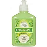 Крем-мыло жидкое РУССКИЕ ТРАВЫ 300мл пуш-пул Алоэ-Вера