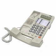Телефон RITMIX RT-495 white, АОН, спикерфон, память 60 номеров, тональный / импульсный режим, белый, 80002153
