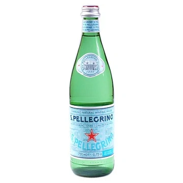 Минеральная вода Sanpellegrino газ, 750мл, стекло