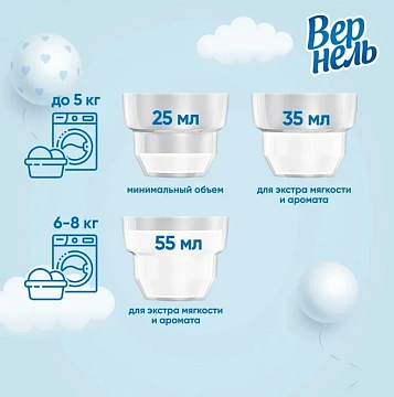 Кондиционер-концентрат для белья Вернель детский, 4л