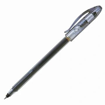 Ручка гелевая PILOT 'Super Gel', ЧЕРНАЯ, корпус прозрачный, узел 0,5 мм, линия письма 0,3 мм, BL-SG-5