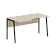 Стол прямой СА-2P(L) Мокачино/Черный 1400х900х755 IMAGO PLUS