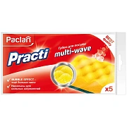 ГУБКИ PACLAN MULTI WAVE 5ШТ