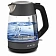 Чайник POLARIS PWK 1760CGL, 1,7 л, 1850-2150 Вт, закрытый нагревательный элемент, стекло, графитовый, 37418