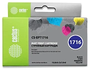 Картридж струйный CACTUS (CS-EPT1716) для EPSON Expression Home XP-33/103/203/207, комплект 4 цвета