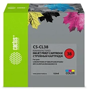 Картридж струйный Cactus CS-CL38 многоцветный (9мл) для Canon Pixma iP1800/iP1900/iP2500/iP2600/MP14