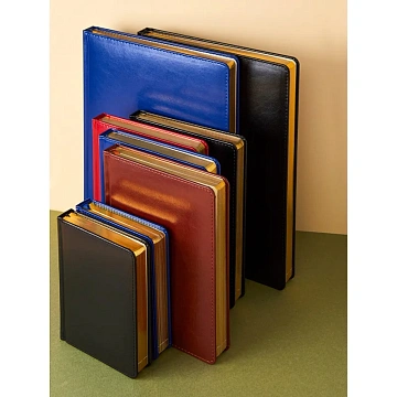 Ежедневник недатированный ATTACHE Gold А4, 160л, синий