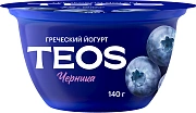 Йогурт Teos Греческий черника 2%, 140г