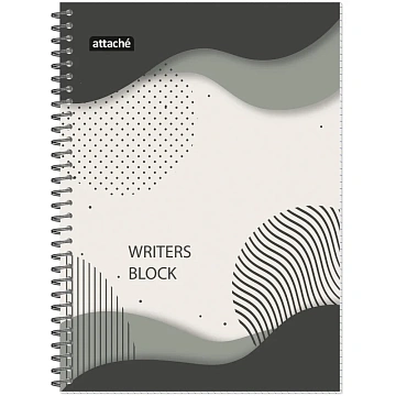 Бизнес-тетрадь Attache А4,80л,облиц. картон Графити