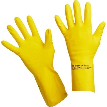 Перчатки резиновые Vileda Profes латекс желтый рS 100758/174369,ПС
