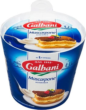 Сыр Galbani Маскарпоне Дукат мягкий 80%, 250г