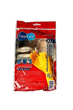 Перчатки латексные р.XL, желтые, 1 пара