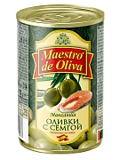 Оливки Maestro de oliva с семгой, 300г