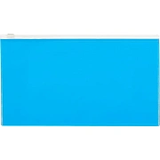 Папка-конверт на молнии 264х150 мм Attache Color, голубой