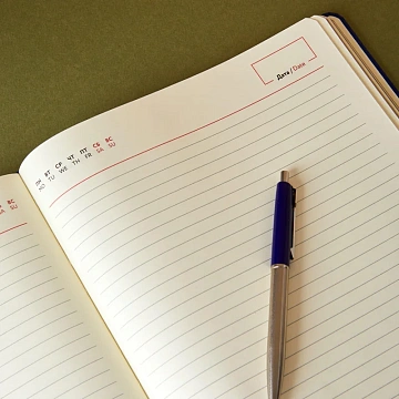 Ежедневник недатированный ATTACHE Gold А4, 160л, синий