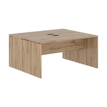 Стол двойной ED2ST 1567 Дуб Денвер светлый/Черный 1560х1346х750 EDIS