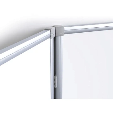 Доска магнитно-маркерная 100х300 2-створ. эмаль