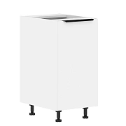 Шкаф напольный с полкой MOP 4082.1P Белая эмаль/Белый 400х560х820 IBIZA