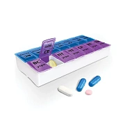 ТАБЛЕТНИЦА / Контейнер для лекарств и витаминов '7 дней/2 приема' БОЛЬШОЙ ОБЪЕМ, DASWERK (ДАСВЕРК)