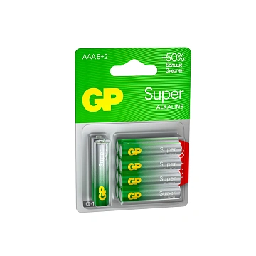 Батарейки GP Super Aaa, 8+2шт
