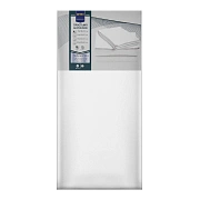 METRO PROFESSIONAL Простыня белая поликоттон на резинке, 90 x 200 x 25см