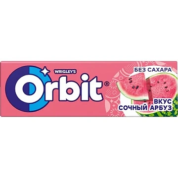 Жевательная резинка Orbit сочный арбуз, 10шт