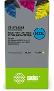 Картридж струйный Cactus CS-3YL83AE 912XL желтый (10.5мл) для HP OfficeJet 8012/8014/8015/8017;Offic