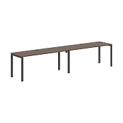 Стол 2-х местный EUWST 3567 Дуб Денвер тёмный/Мокко 3526х670х750 EDIS