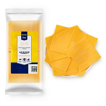 METRO Chef Сыр Чеддер плавленый 45%, 738г