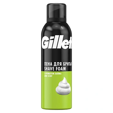 Пена для бритья Gillette Lemon Lime, 200мл