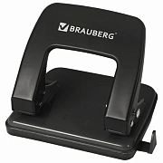 Дырокол металлический BRAUBERG 'Classic', до 25 л., черный, 229697