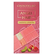 Шоколад Chokodelika Angel Hair малина и фисташка, 150г