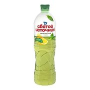 Холодный чай Святой Источник зеленый со вкусом лимона, 1л