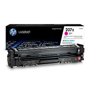 Картридж лазерный HP (W2213X) Color LJ M282/M283/M255, №207X, пурпурный, оригинальный, ресурс 2450 с