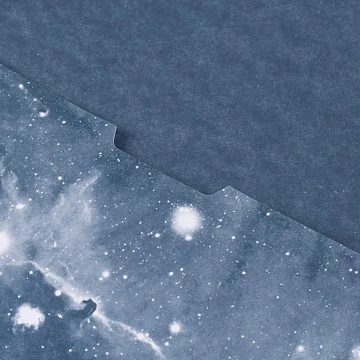 Бизнес-тетрадь 120л,А4,Space Galaxy,300х210мм,70г/квм,белый,карман