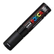 Маркер акриловый Uni Posca PC-8K черный, до 8.0 мм, наконечник скошенный