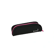 Пенал-косметичка 1 отделение, 220*75*55 Berlingo 'Pink zip', полиэстер
