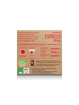 Кофе в капсулах JULIUS MEINL 'Espresso Crema' для кофемашин Nespresso, 10 порций, ИТАЛИЯ, 94029