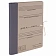 Папка архивная для переплета 'Форма 21' 80 мм, с гребешками, 4 отверстия, завязки, STAFF, 112172