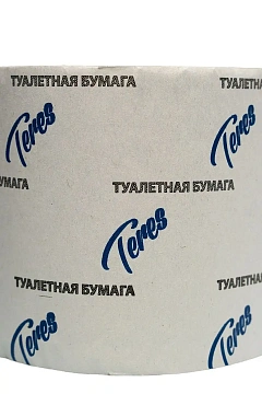 Туалетная бумага Teres Т-54 отбеленная, 1 слой, 54м