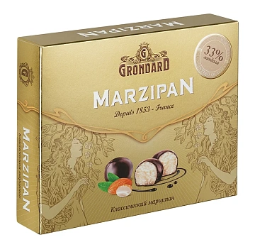 Конфеты Grondard марципановые классические, 126г