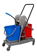 Тележка уборочная Mry 2х 20л, с отжимом, IN0729