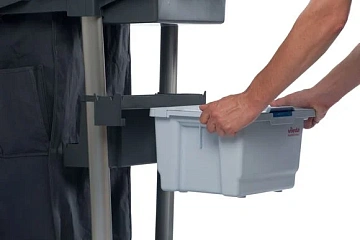 Тележка уборочная Vileda Professional Волео Про Свеп, 2х6л, с чехлом для мусорного мешка, 145150