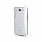 Чехол для Samsung Galaxy S3 Iluv Mazarin белый, пластиковый