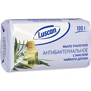 Мыло туалетное Luscan антибактериальное с маслом чайного дерева 100г
