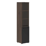 Шкаф колонка комбинированая MHC 42.2 Антрацит/Дуб Денвер темный 429х423х1956 MORRIS TREND